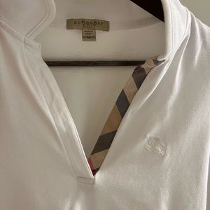 White Burberry top
